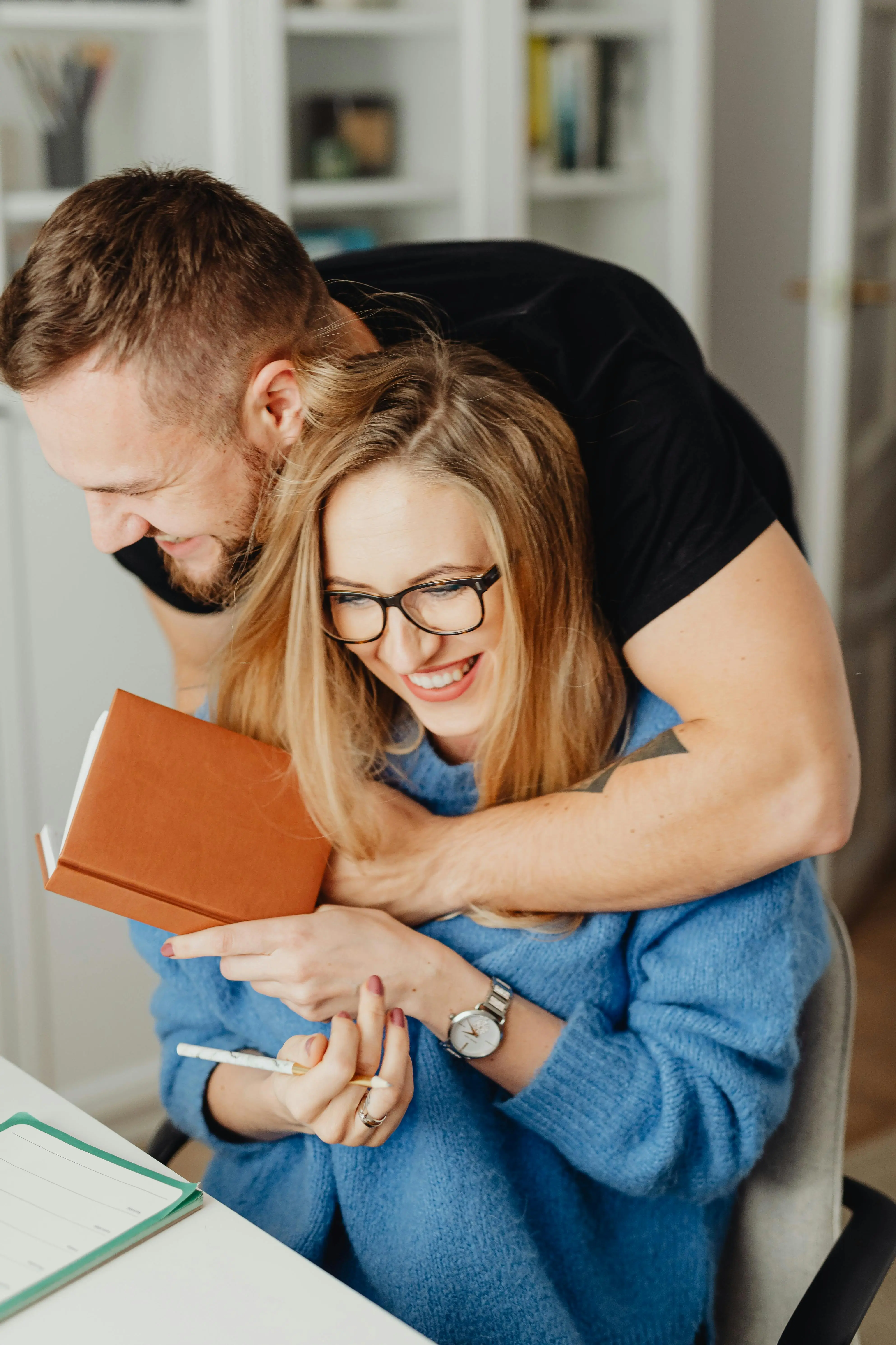 Screenwriter at work developing characters and dialogue for their hobby screenplay project